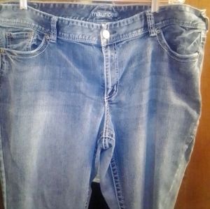Maurices jeans slim fit bootcut size 22 petite
